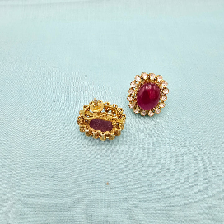 Silver Moissanite Studs