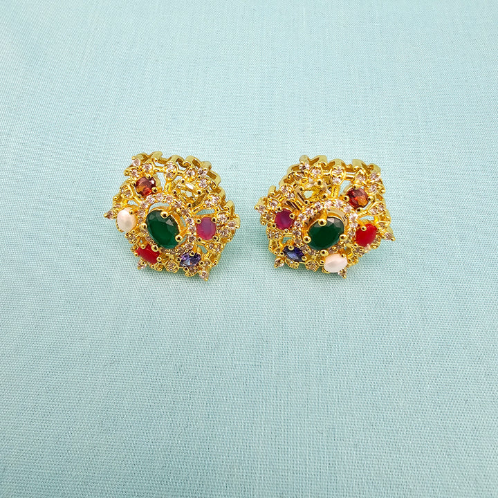 CZ Navratna Studs