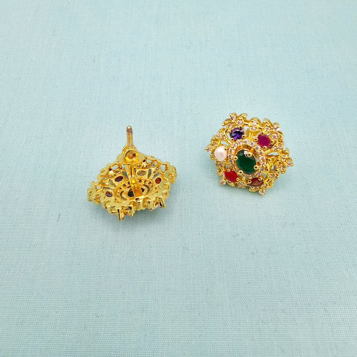 CZ Navratna Studs