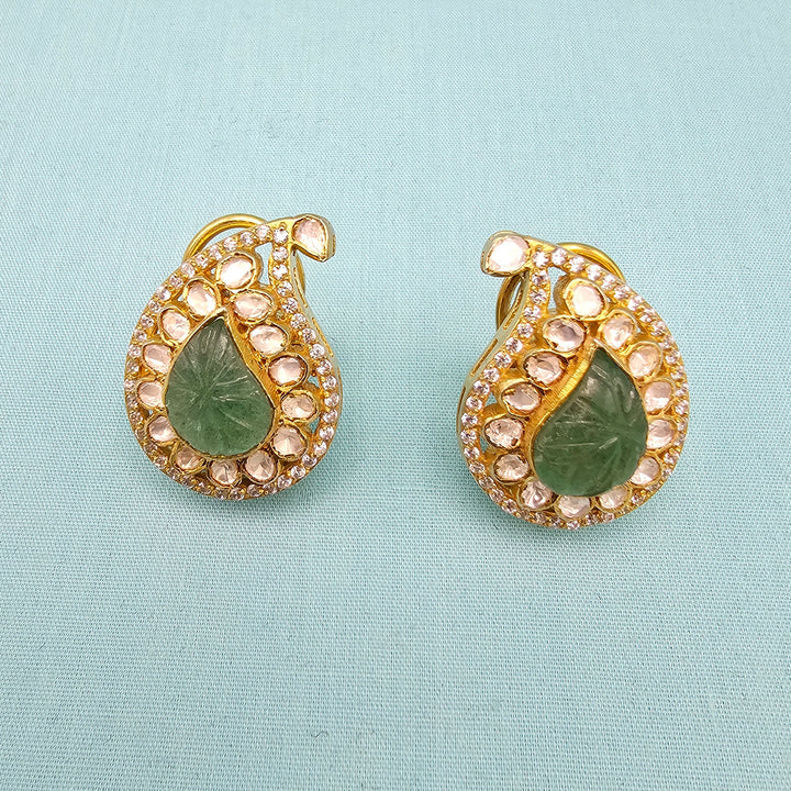 Mango Moissanite Studs