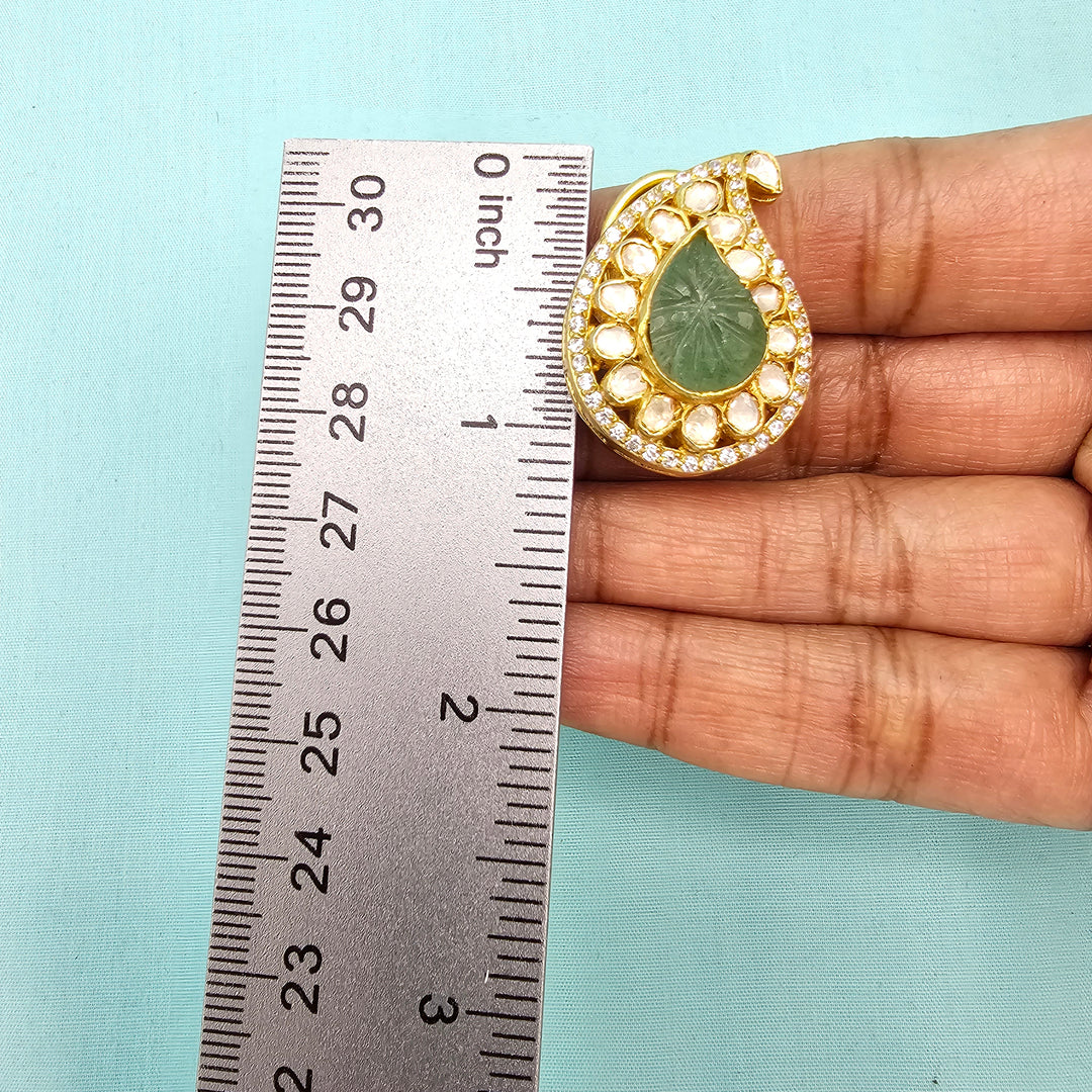 Mango Moissanite Studs