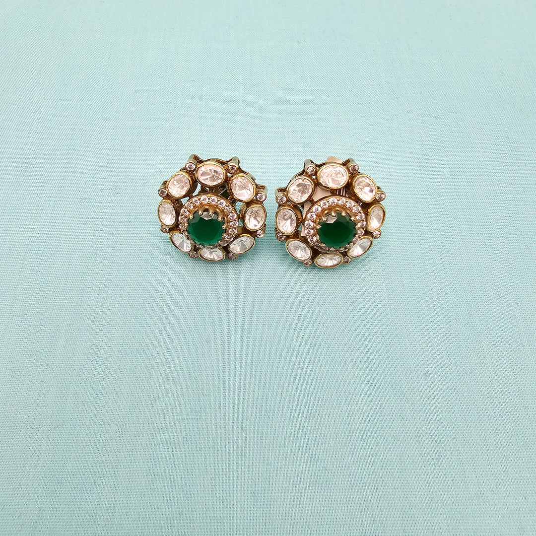 Victorian Moissanite Studs