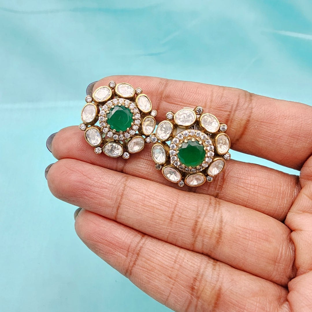 Victorian Moissanite Studs