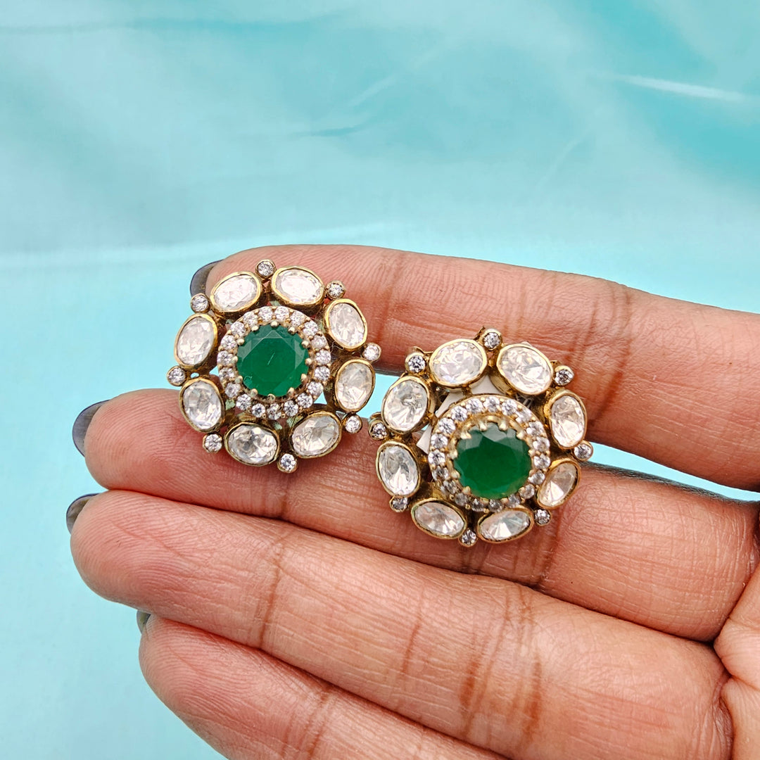 Victorian Moissanite Studs