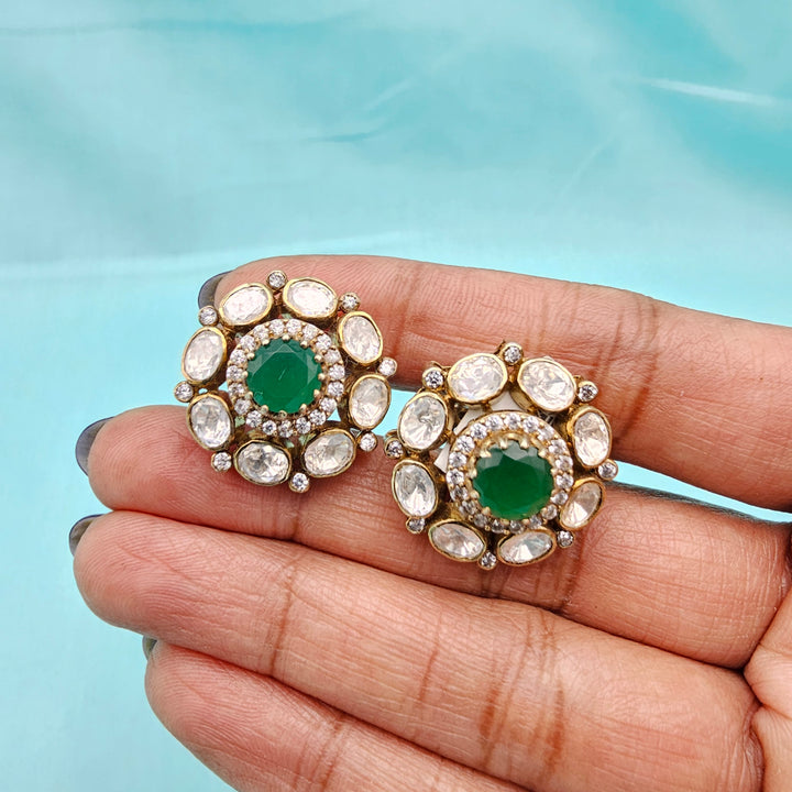 Victorian Moissanite Studs