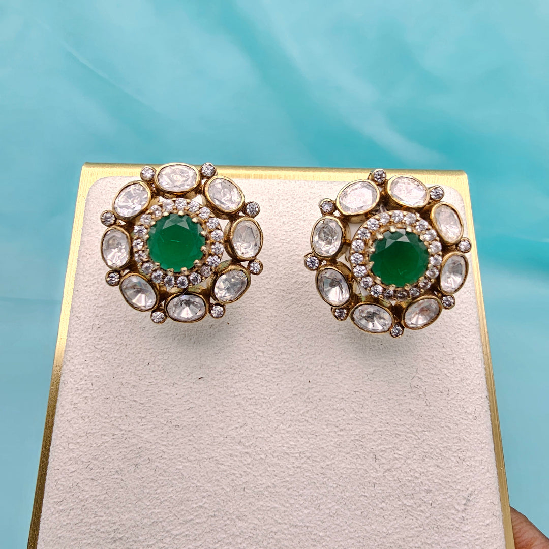 Victorian Moissanite Studs