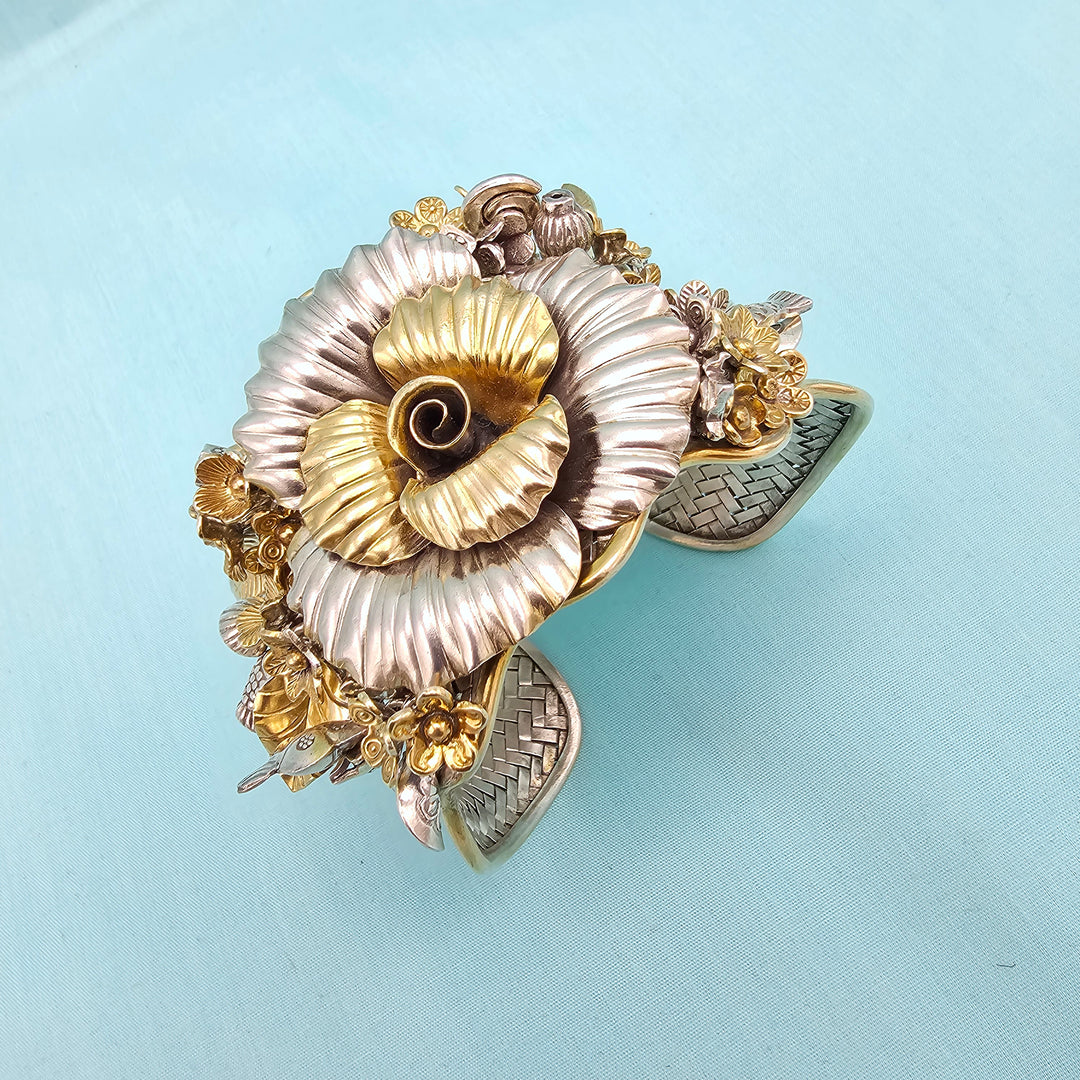 Silver Dual Tone Bracelet