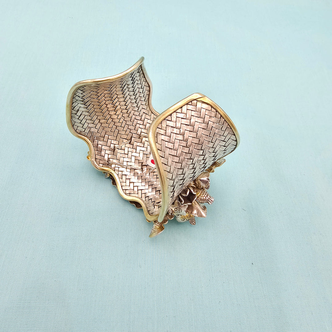 Silver Dual Tone Bracelet