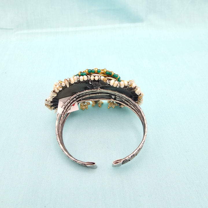 Dual tone  Kundan Bracelet