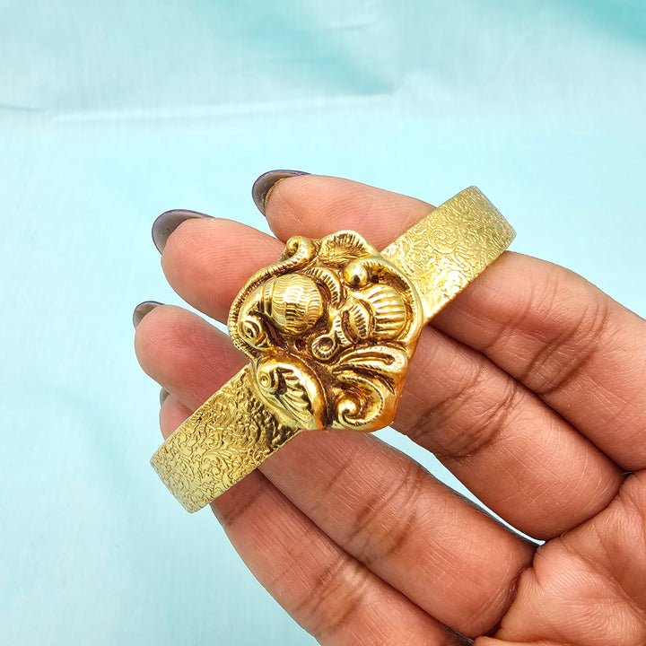 Peacock Hammered Kada