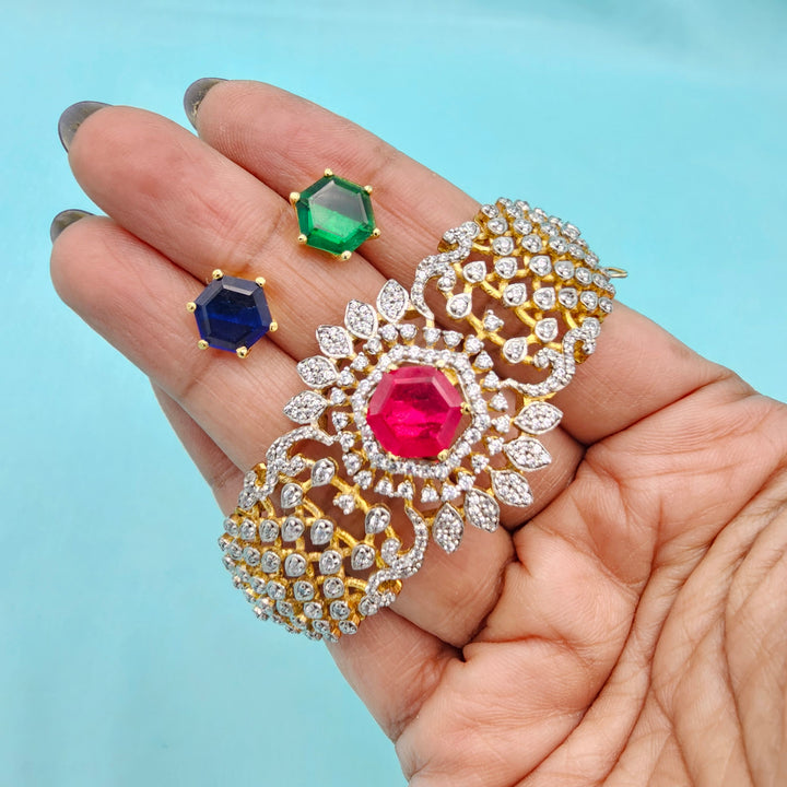 AAA+CZ Silver Bracelet