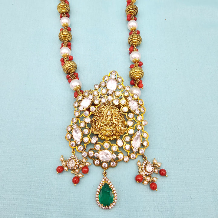 Nakshi Coral Pearl Chain
