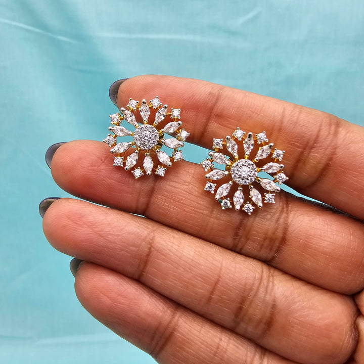 Full White CZ Pendant Set