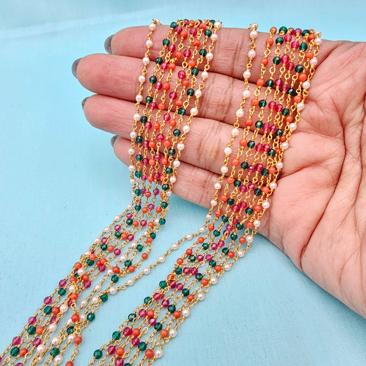 8L Multi color Chain