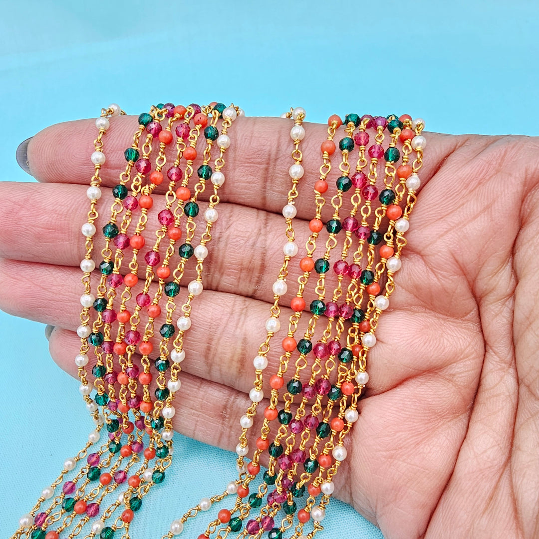 8L Multi color Chain