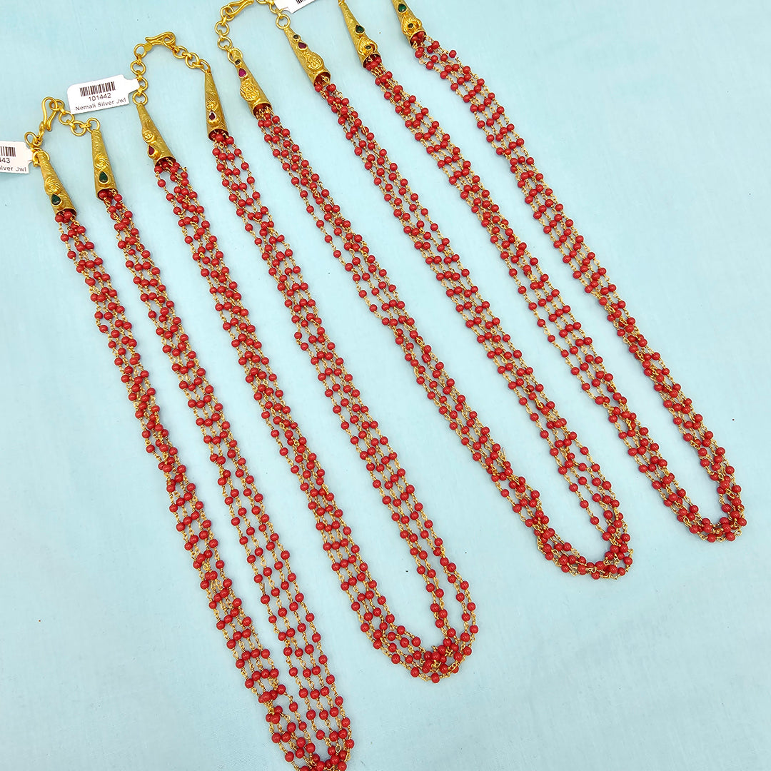 4L Silver Coral Chain