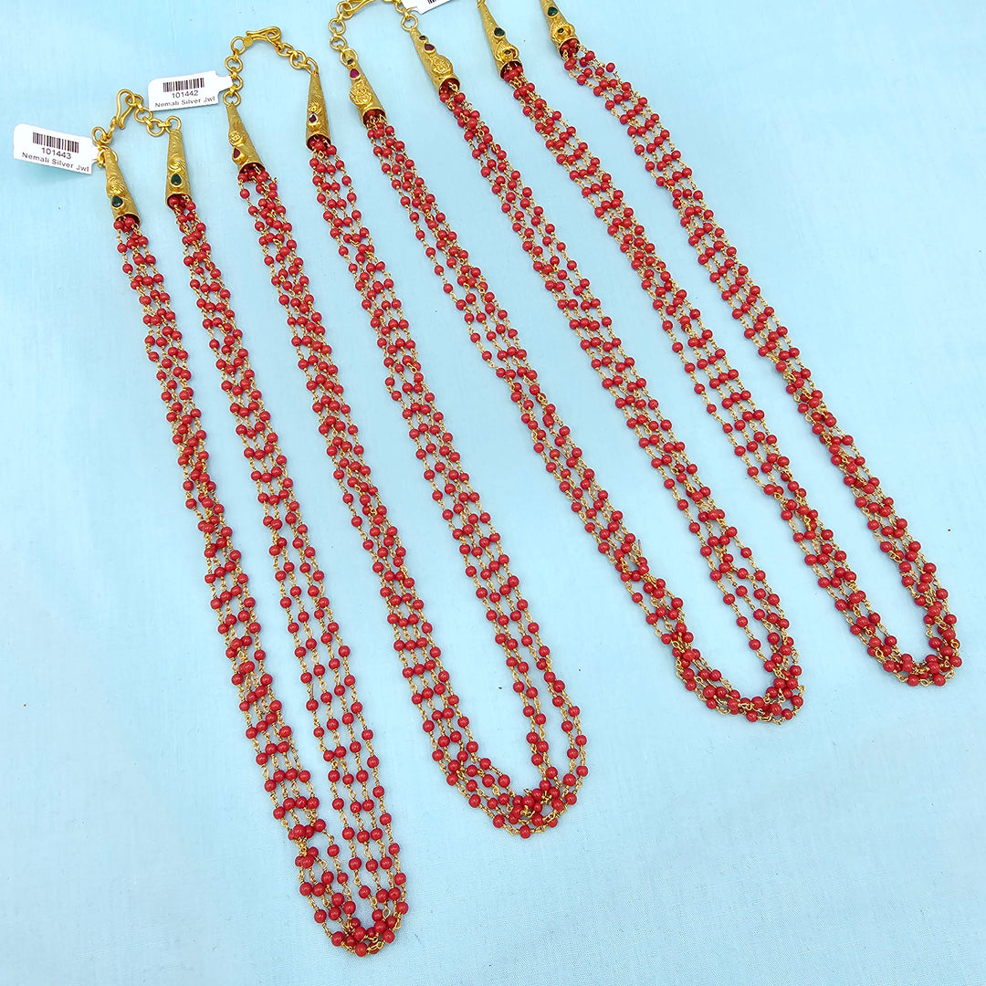 4L Silver Coral Chain