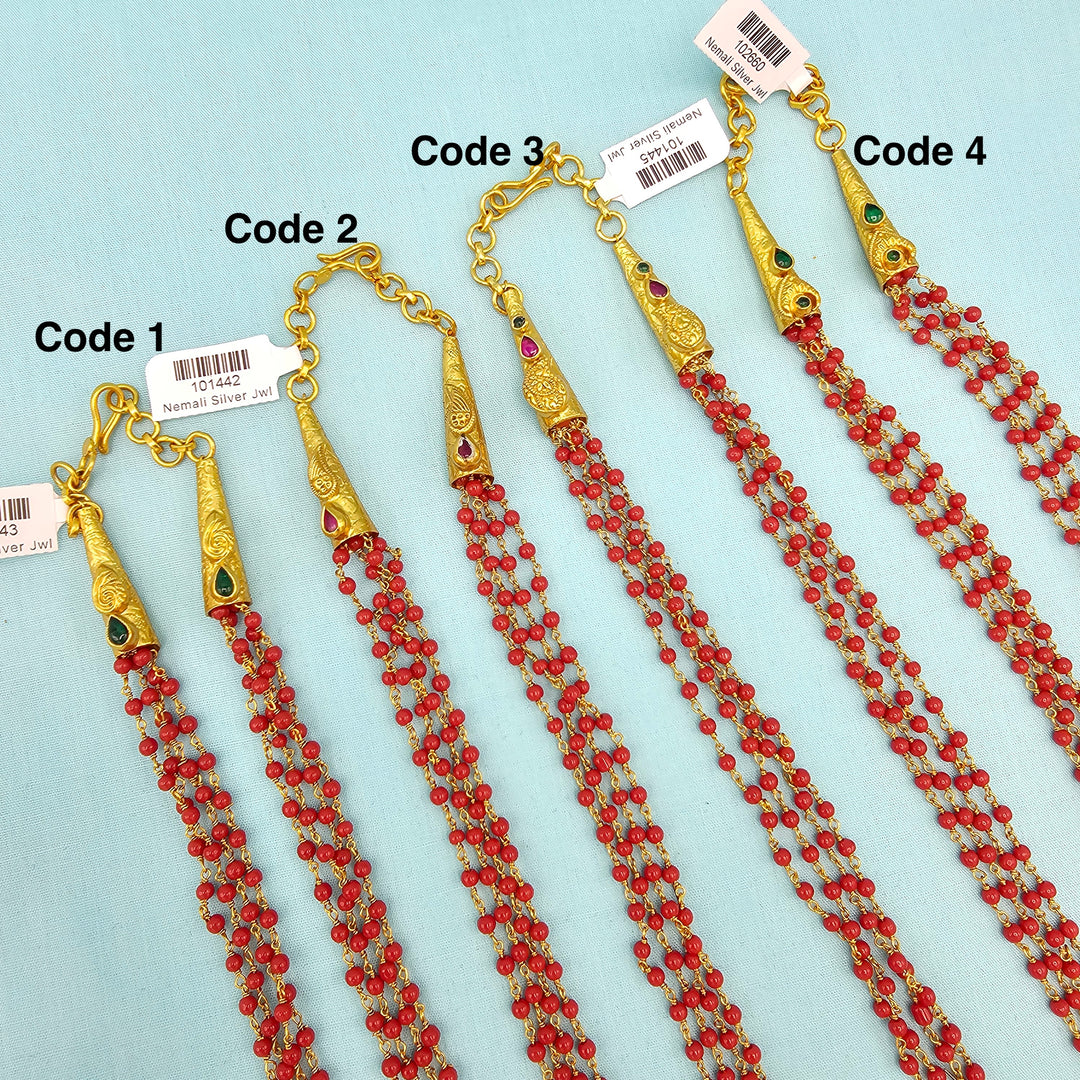 4L Silver Coral Chain