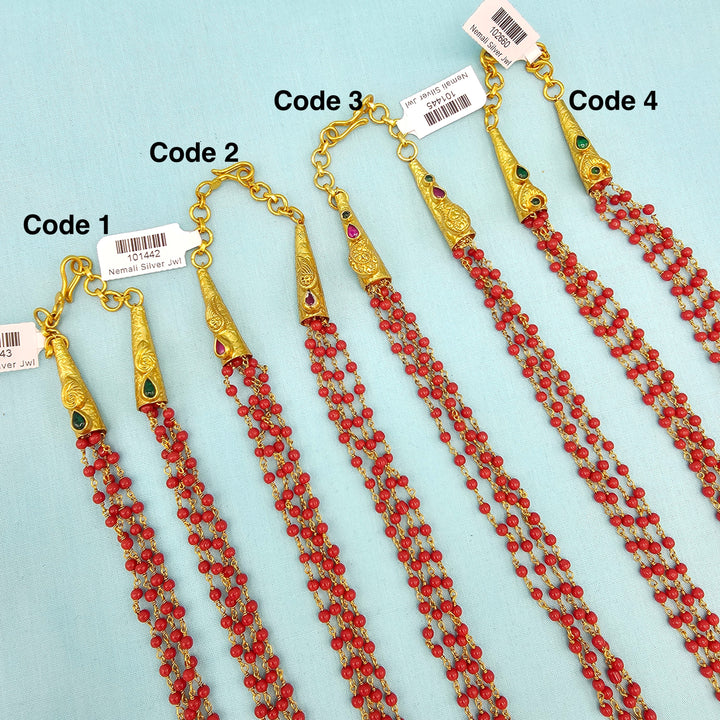 4L Silver Coral Chain