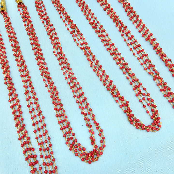 4L Silver Coral Chain