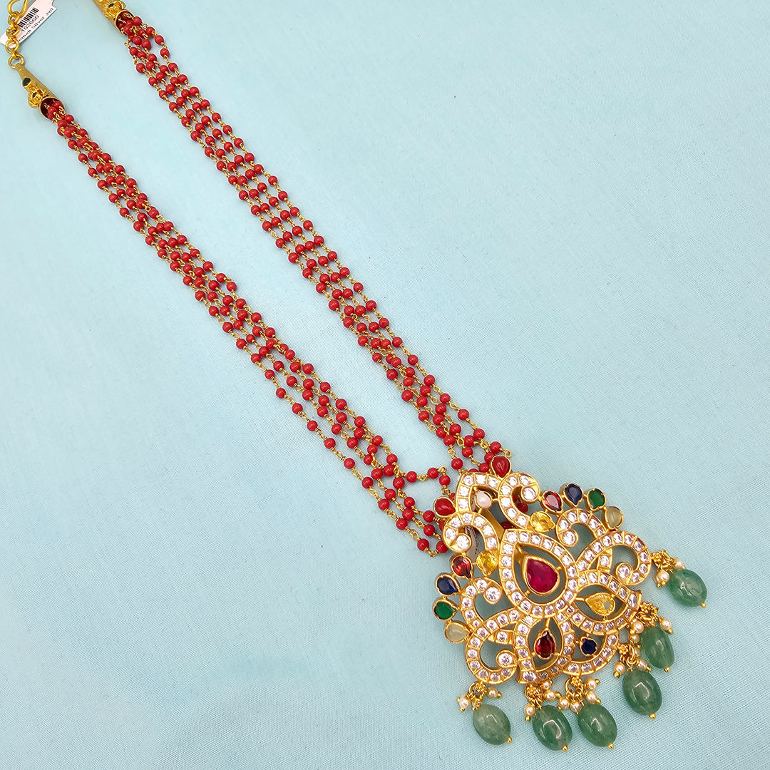 4L Silver Coral Chain