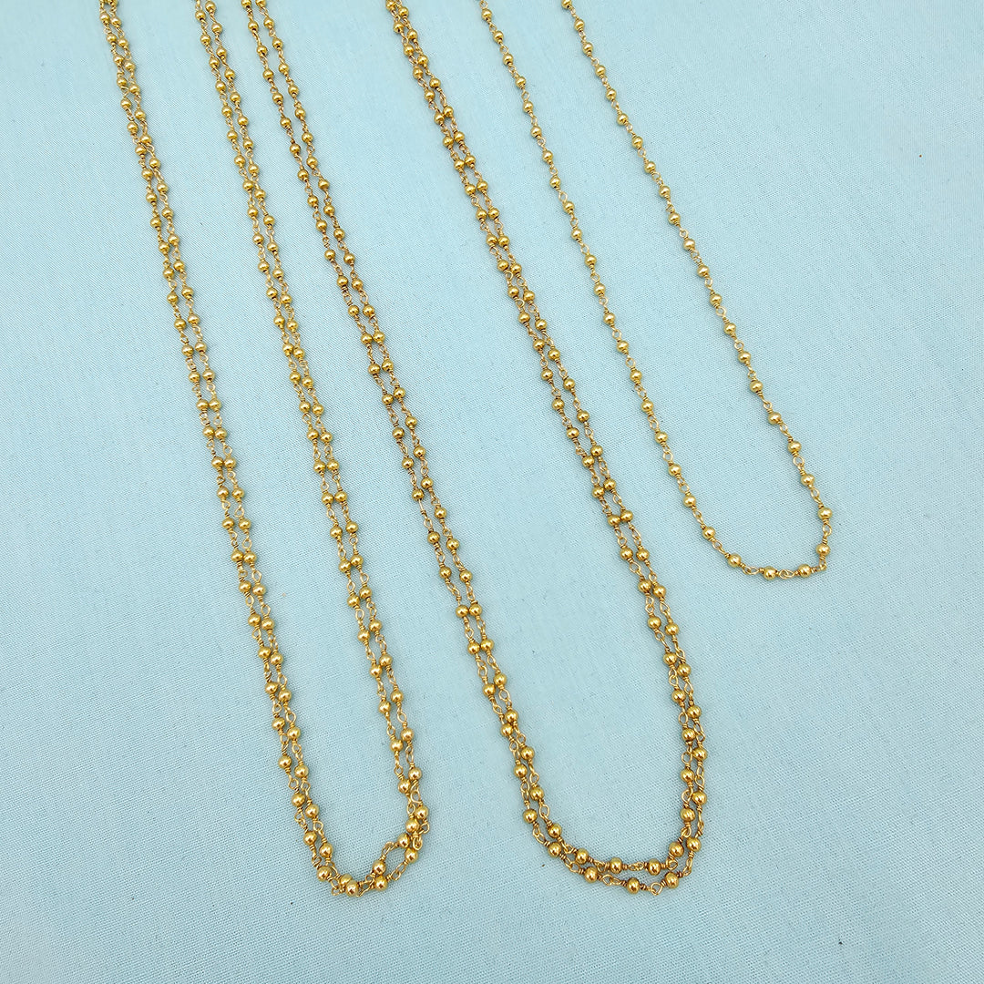 Gold ball Chains