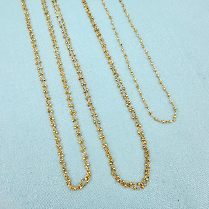 Gold ball Chains