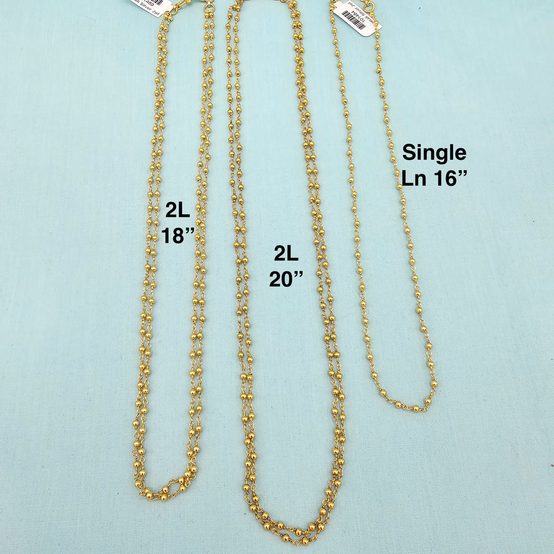 Gold ball Chains