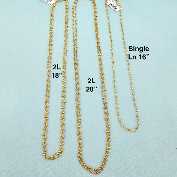 Gold ball Chains