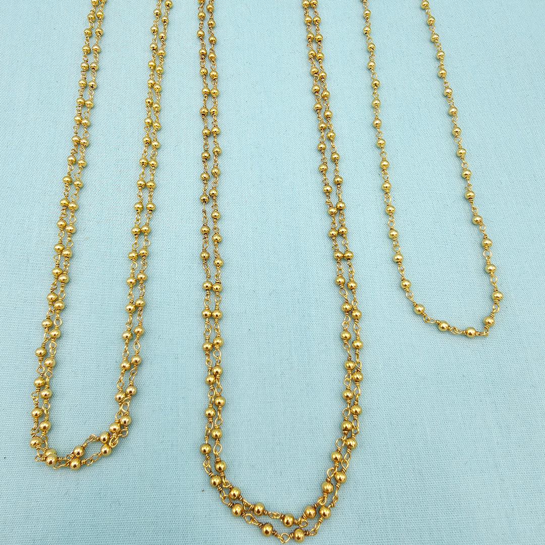 Gold ball Chains