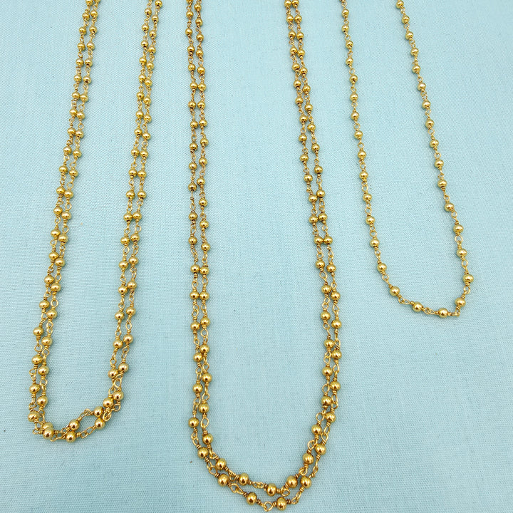 Gold ball Chains