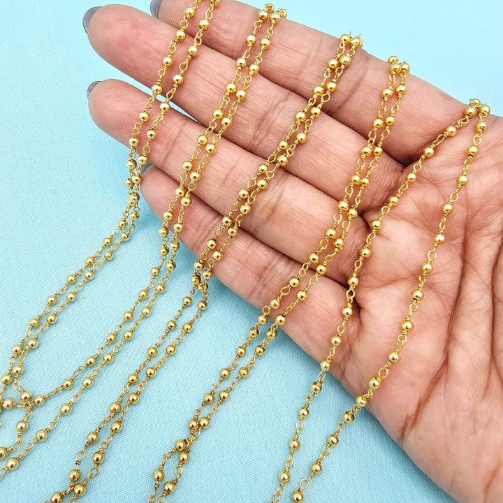 Gold ball Chains