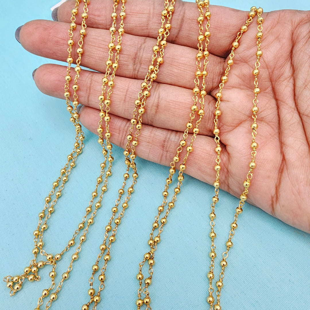 Gold ball Chains