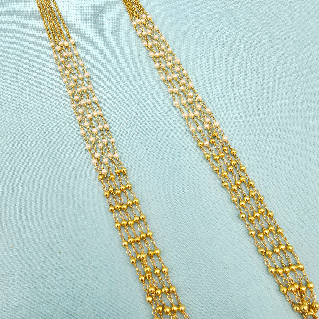 Pearl Silver Chain