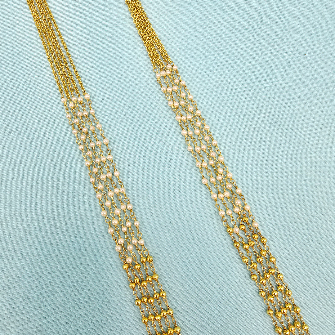 Pearl Silver Chain