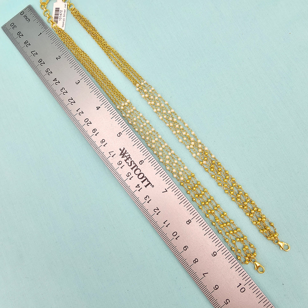 Pearl Silver Chain