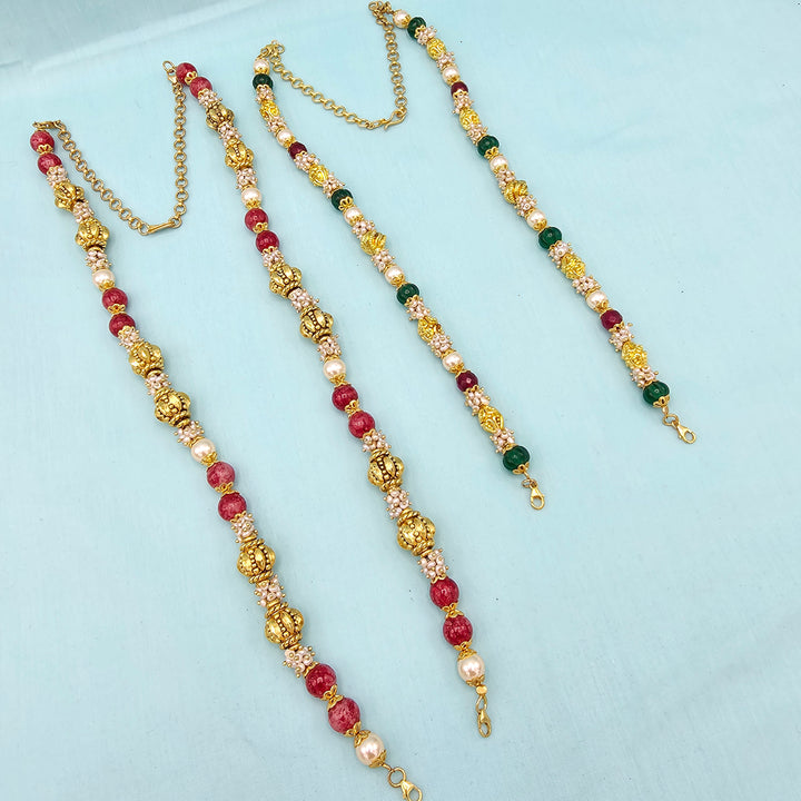 10-12mm Pearl Silver Chain