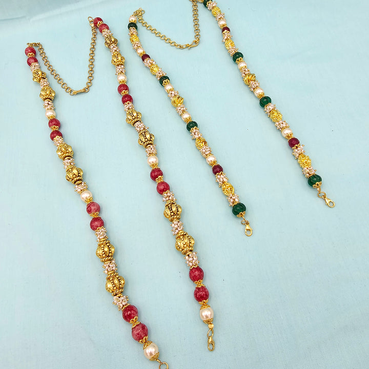 10-12mm Pearl Silver Chain