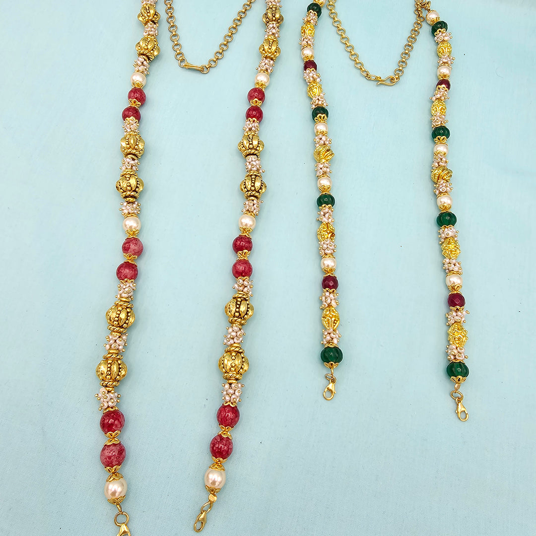 10-12mm Pearl Silver Chain