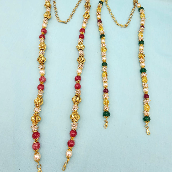 10-12mm Pearl Silver Chain