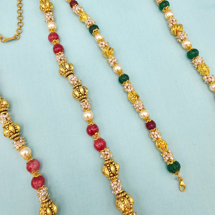 10-12mm Pearl Silver Chain