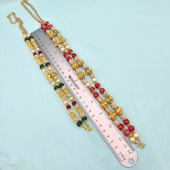 10-12mm Pearl Silver Chain