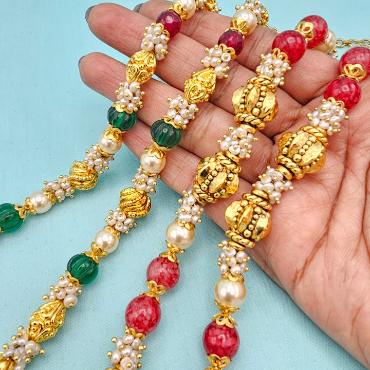 10-12mm Pearl Silver Chain
