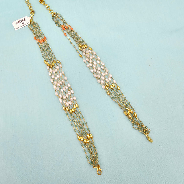 Green Chain Rice pearls