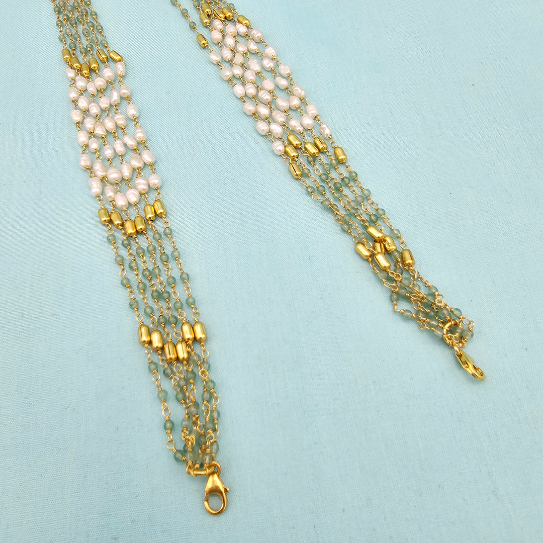 Green Chain Rice pearls