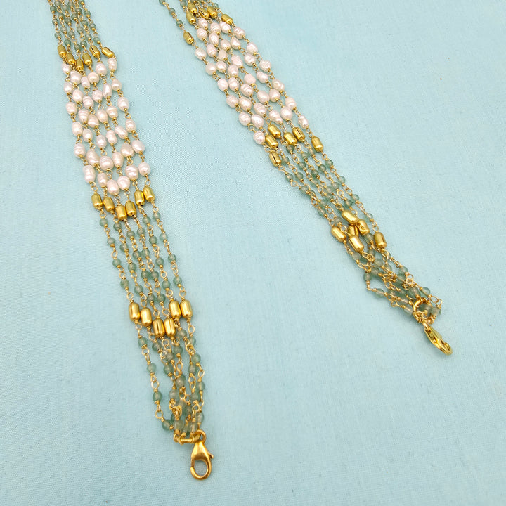 Green Chain Rice pearls