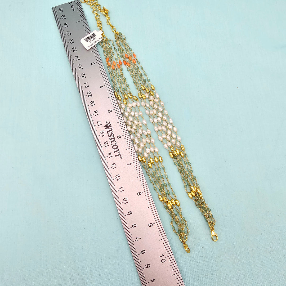 Green Chain Rice pearls