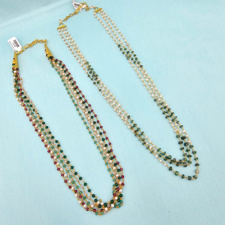 Silver Multi layer Chains