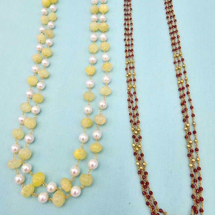 Silver Multi layer Chains