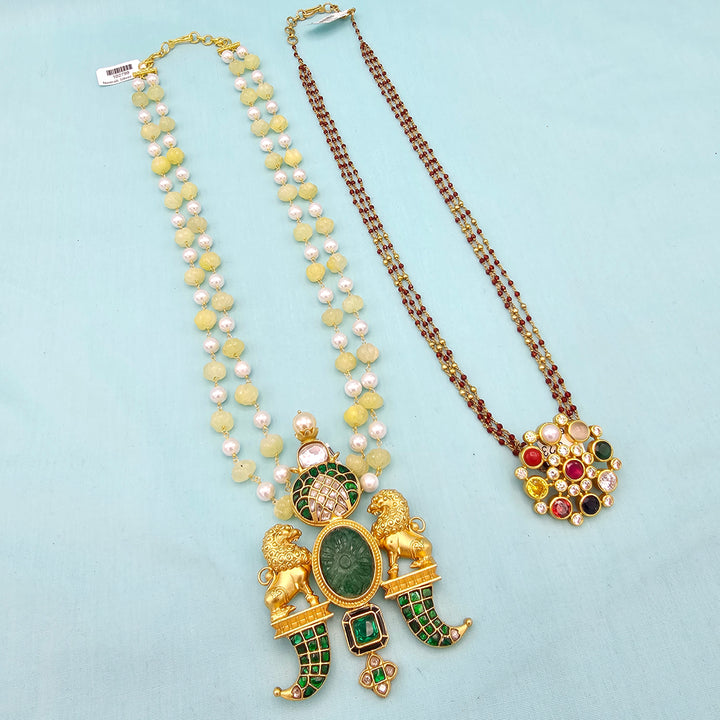 Silver Multi layer Chains